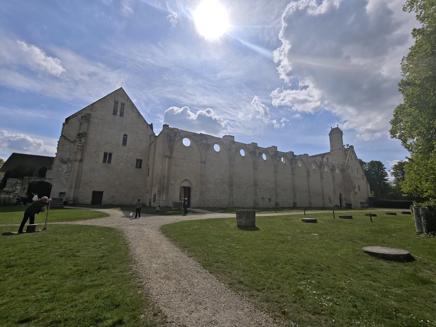 Royaumont Abbey exterior ruins