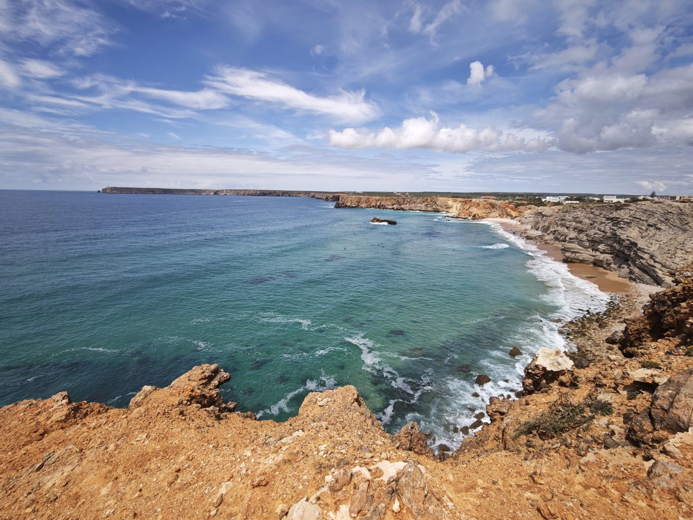 Atlantic coastline looking north from Cabo de São Vicente