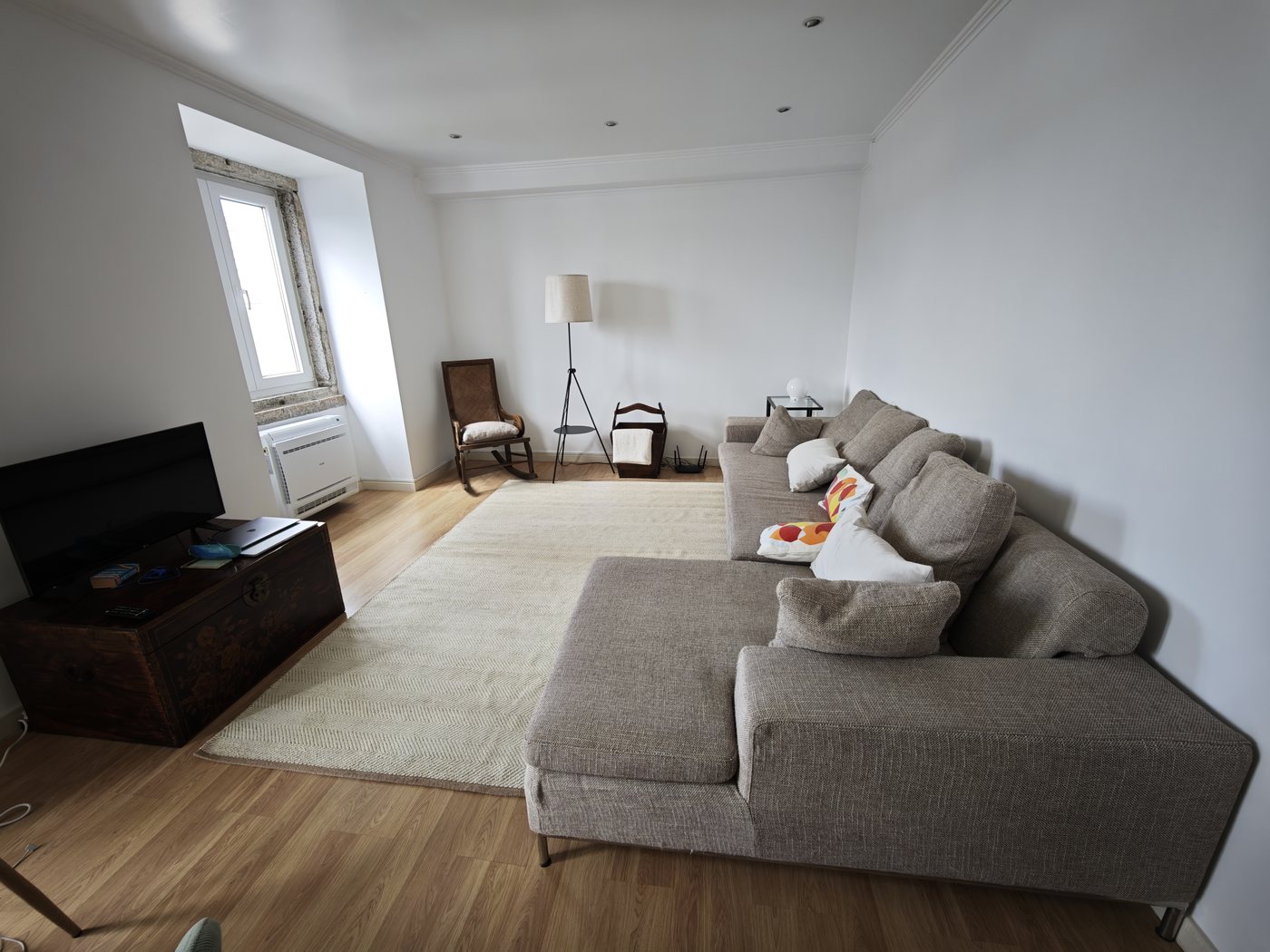 Living room of the Lisbon apartment